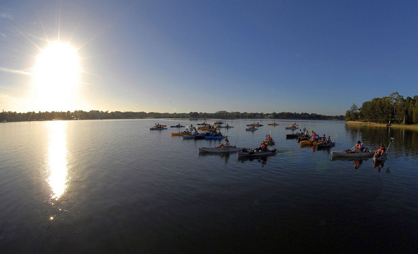 Weather turns on for Daiwa-Hobie Sydney bream leg